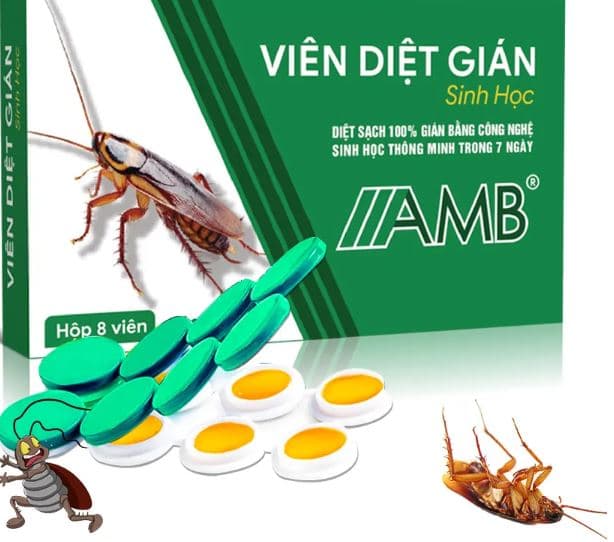 Viên diệt gián sinh học AMB