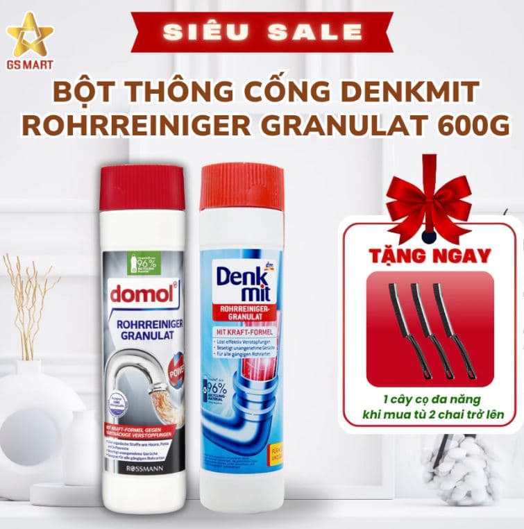 Bột Thông Cống DENKMIT 600gr