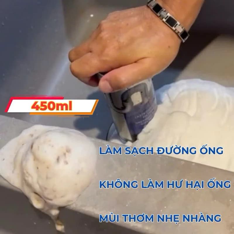 Thông tắc bồn rửa bát O'TECH BX-6 (450ml)