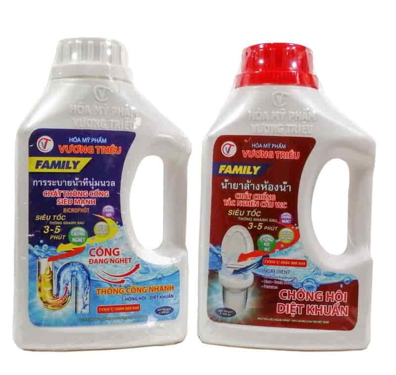 nước thông tắc bồn cầu