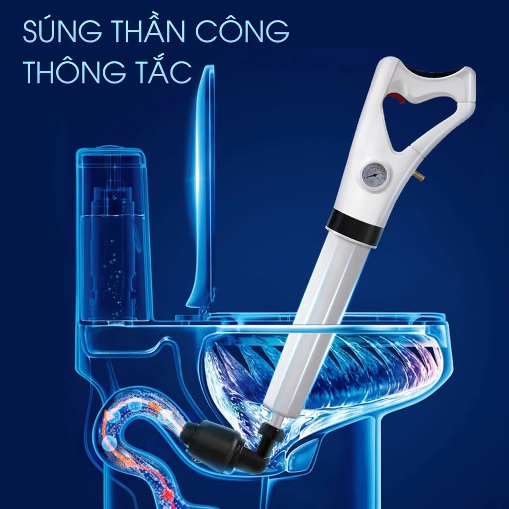 Súng Thông Tắc Bồn Cầu