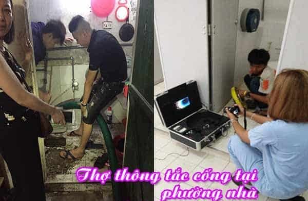 dịch vụ thông tắc cống tại phúc la